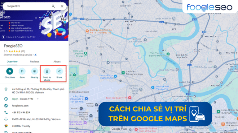 Cách chia sẻ vị trí trên Google Maps