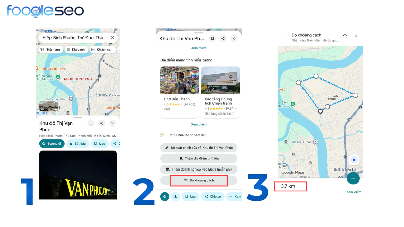 Cách đo diện tích trên google maps bằng điện thoại