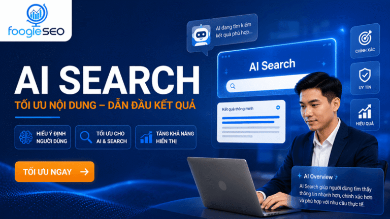 Hình minh họa AI Search là hình thức tìm kiếm dùng trí tuệ nhân tạo để hiểu câu hỏi, phân tích ngữ cảnh, truy xuất thông tin và tạo câu trả lời trực tiếp cho người dùng.