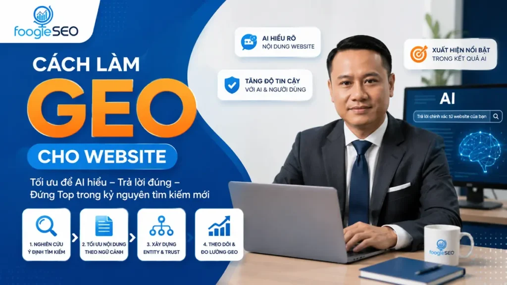 Cách làm GEO cho website và tối ưu GEO cho AI Search