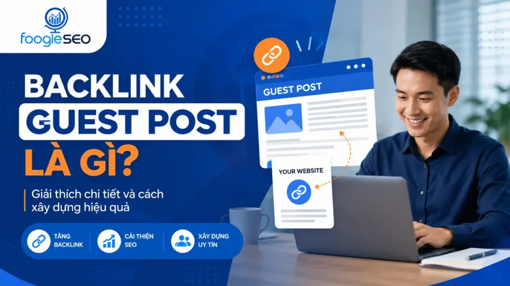Cấu trúc backlink guest post từ website đăng bài về URL đích