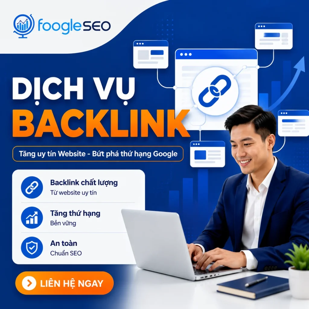 Dịch vụ backlink chất lượng giúp tăng uy tín website và cải thiện thứ hạng Google