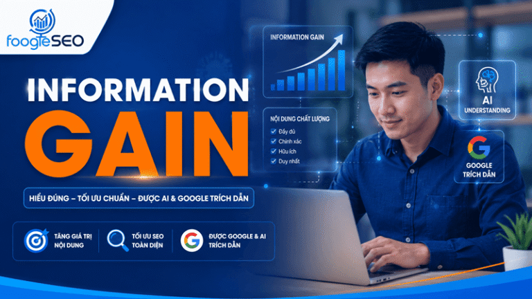Hình mô tả nhân viên dùng information gain để tăng thông tin và được AI trích dẫn