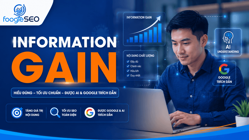 Hình mô tả nhân viên dùng information gain để tăng thông tin và được AI trích dẫn