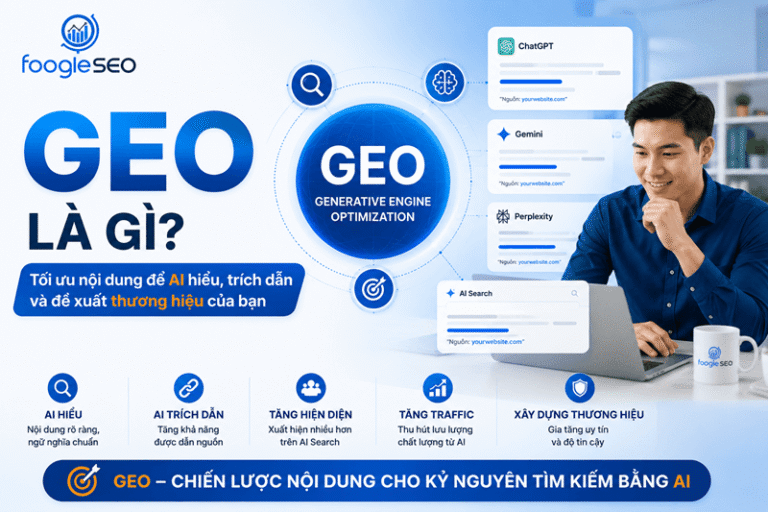 GEO là gì và cách tối ưu nội dung để AI hiểu và trích dẫn trên nền tảng AI Search