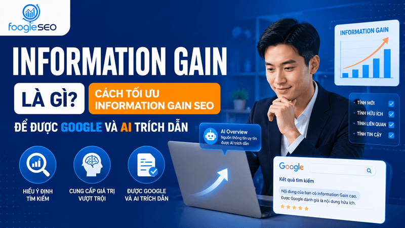 Hình mô tả information gain là thông tin bổ sung mới để được AI trích dẫn