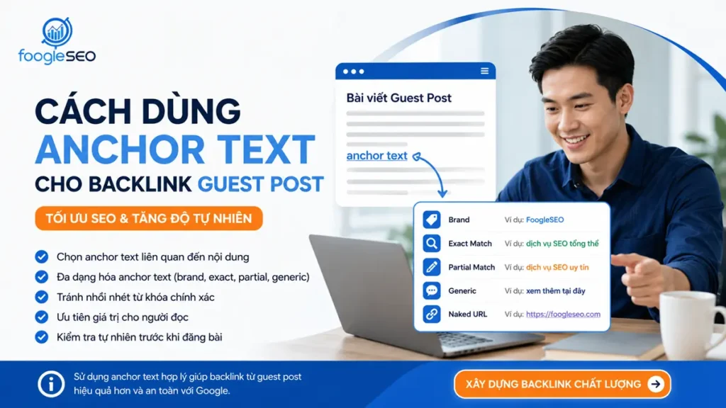 Cách phân bổ anchor text khi xây dựng backlink guest post