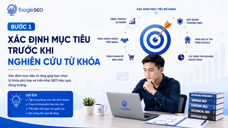 Xác định mục tiêu trước khi nghiên cứu từ khóa