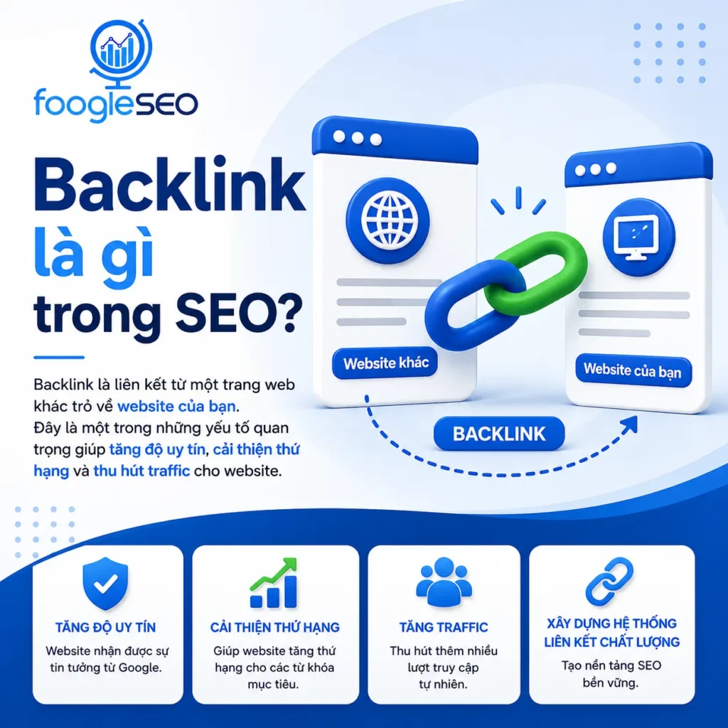 Hình minh họa liên kết từ website khác trỏ về website của bạn giúp tăng độ uy tín, cải thiện thứ hạng và thu hút traffic tự nhiên.